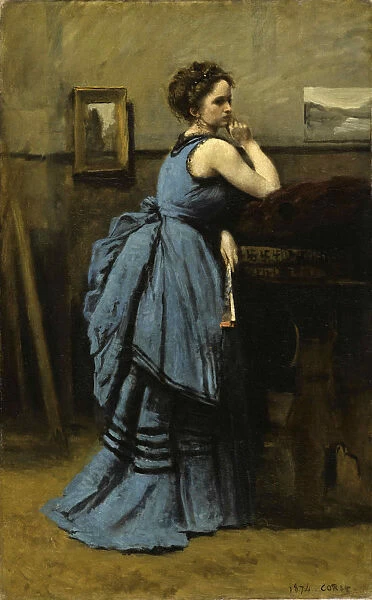 La Dame en bleu, 1874