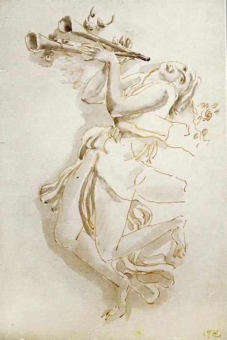 Framed Print : La danse. Isadora Duncan, 1912. Creator: Bourdelle, Antoine (1861-1929)