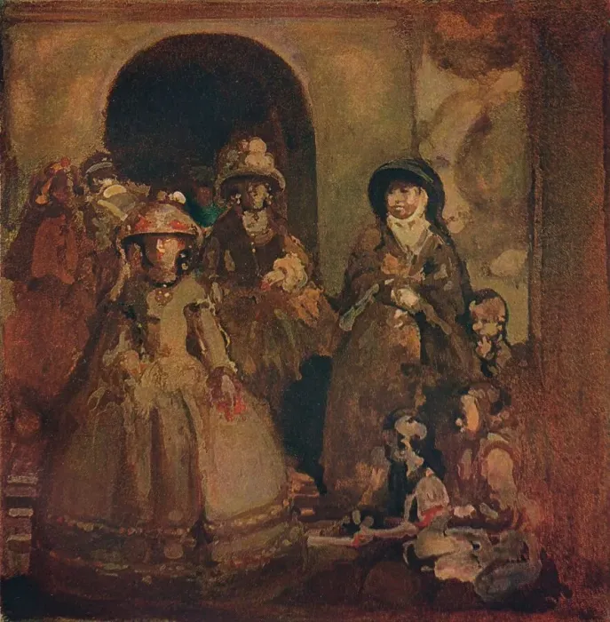Framed Print : La Demimondaine, 1911. Artist: James Pryde Framed Print : La Demimondaine, 1911. Artist: James Pryde