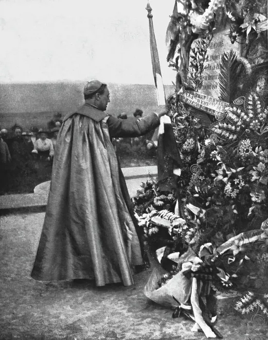 Framed Print : La deuxieme commemoration de la victoire de la Marne; Mgr Lobbedey, eveque d'Arras, 1916 Creator: Jean Clair-Guyot Framed Print : La deuxieme commemoration de la victoire de la Marne; Mgr Lobbedey, eveque d'Arras, 1916 Creator: Jean Clair-Guyot