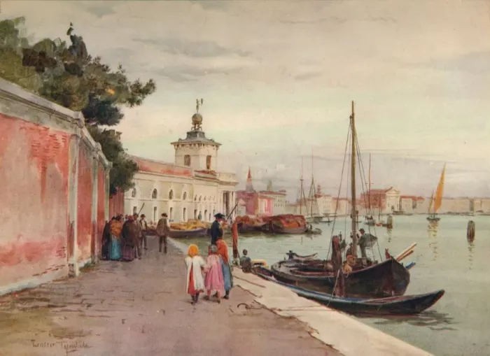 Framed Print : La Dogana, Venice, c1900 (1913). Artist: Walter Frederick Roofe Tyndale