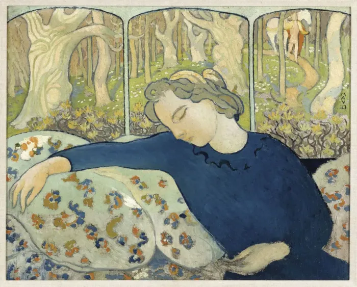 Framed Print : La Dormeuse au Bois Magique, 1892 Framed Print : La Dormeuse au Bois Magique, 1892