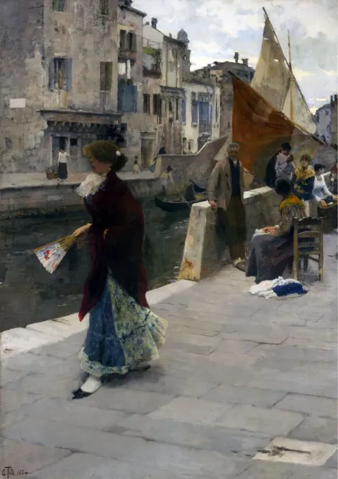 Framed Print : La fa la modella, 1884 Framed Print : La fa la modella, 1884