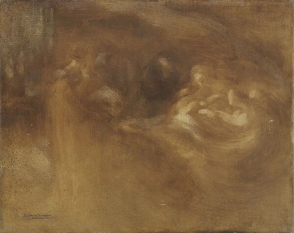 La Famille, d'après Eugène Carrière, 1908. Creator: Daniel Charles Marie Mordant