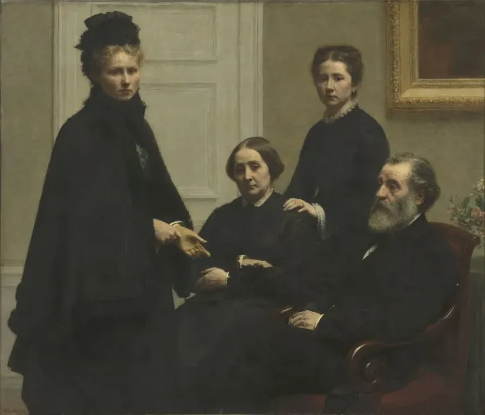 Framed Print : La famille Dubourg, 1878 Framed Print : La famille Dubourg, 1878