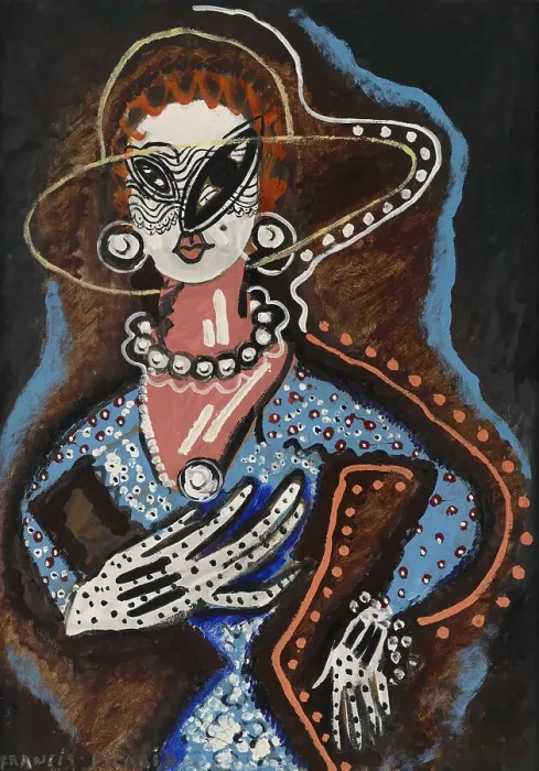 Framed Print : La Femme au monocle, 1924. Creator: Picabia, Francis (1879-1953) Framed Print : La Femme au monocle, 1924. Creator: Picabia, Francis (1879-1953)