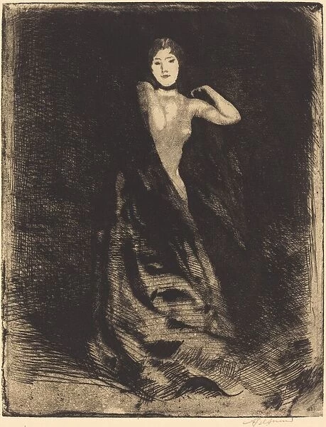 La Femme (frontispiece), c. 1886. Creator: Paul Albert Besnard