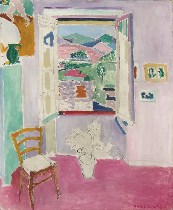 Framed Print : La fenetre ouverte, 1911. Creator: Henri Matisse Framed Print : La fenetre ouverte, 1911. Creator: Henri Matisse