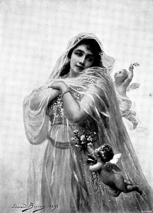 Framed Print : 'La Fiancee', 1895. Creator: Andre & Sleigh Framed Print : 'La Fiancee', 1895. Creator: Andre & Sleigh