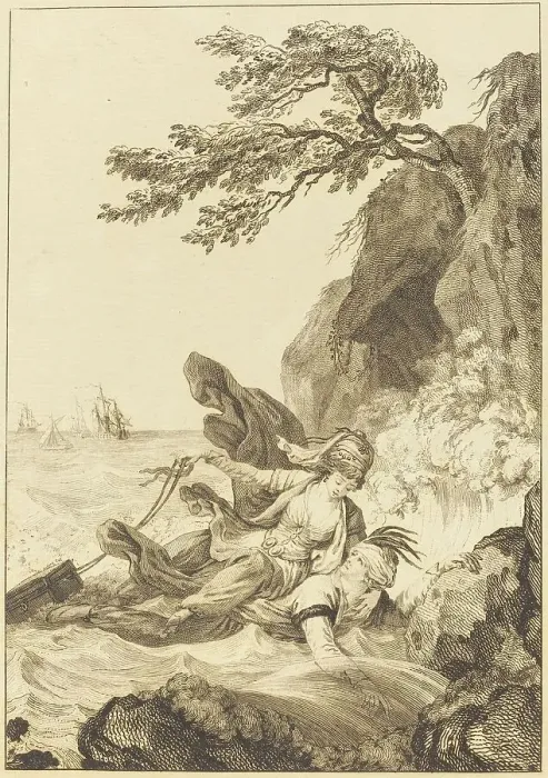 Framed Print : La fiancee du roi de Garbe: La cassette. Creator: Jean Baptiste Tilliard