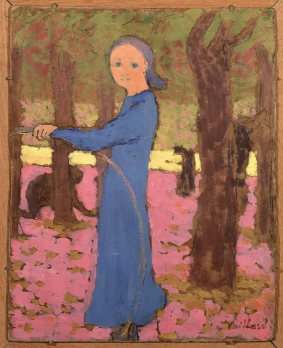 Framed Print : La fillette au cerceau, ca 1891. Creator: Vuillard, Edouard (1868-1940) Framed Print : La fillette au cerceau, ca 1891. Creator: Vuillard, Edouard (1868-1940)
