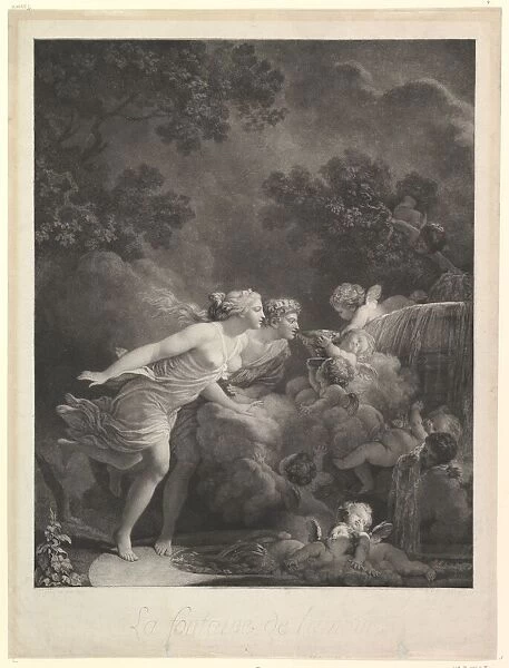 La Fontaine d Amour, 1785. Creator: Nicolas-Francois Regnault