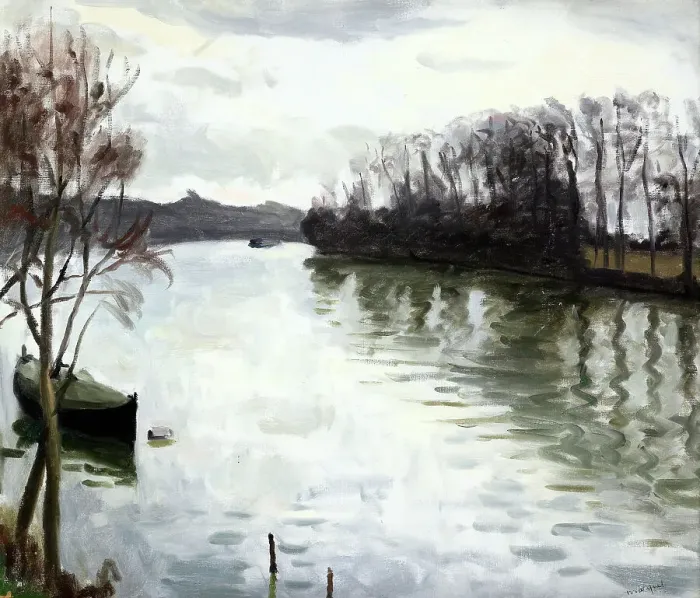Framed Print : La Frette, Seine, c1935. Creator: Albert Marquet Framed Print : La Frette, Seine, c1935. Creator: Albert Marquet