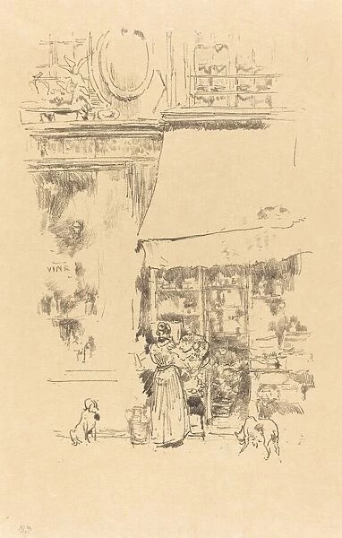 La Fruitiere de la rue de Grenelle, 1894. Creator: James Abbott McNeill Whistler