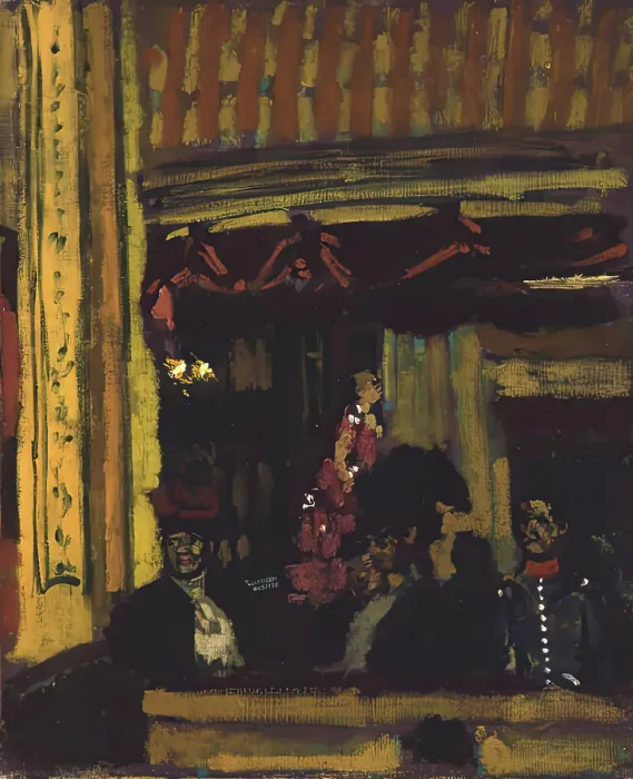 Framed Print : La Gaiete Rochechouart, 1906. Creator: Walter Richard Sickert