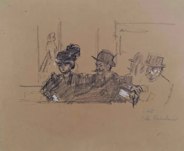 Framed Print : La Gaiete Rochechouart, c1890. Creator: Walter Richard Sickert Framed Print : La Gaiete Rochechouart, c1890. Creator: Walter Richard Sickert