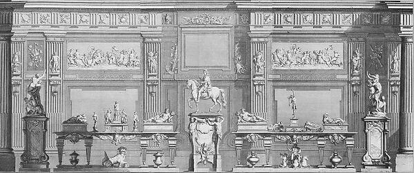 La Galerie de Girardon, 18th century. 18th century. Creator: Nicolas Chevalier