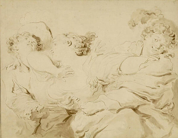 La Gifle, 1785. Creator: Fragonard, Jean Honore (1732-1806)