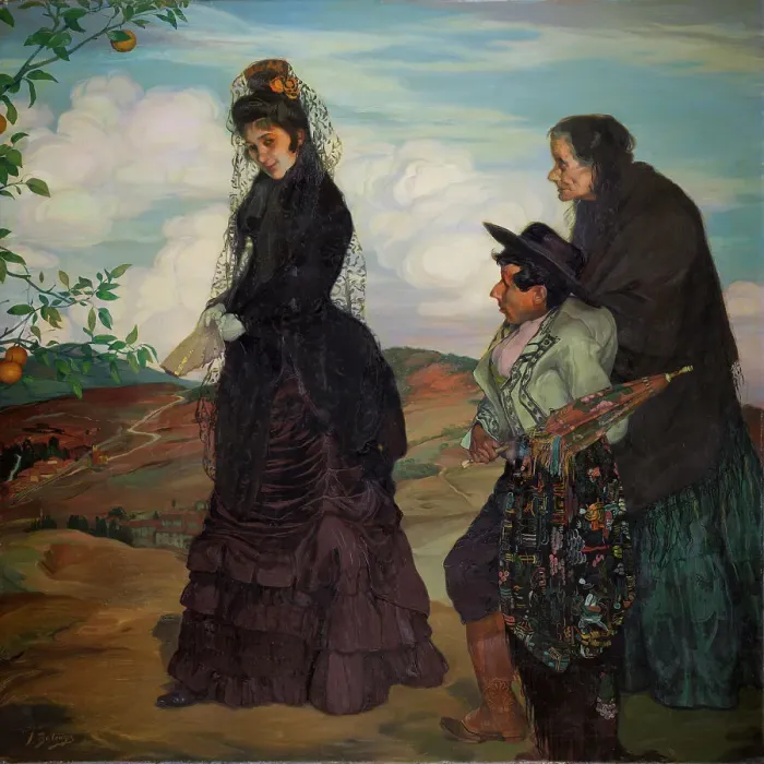 Framed Print : La gitana (Gypsy), 1904. Creator: Zuloaga y Zabaleto; Ignacio (1870-1945) Framed Print : La gitana (Gypsy), 1904. Creator: Zuloaga y Zabaleto; Ignacio (1870-1945)