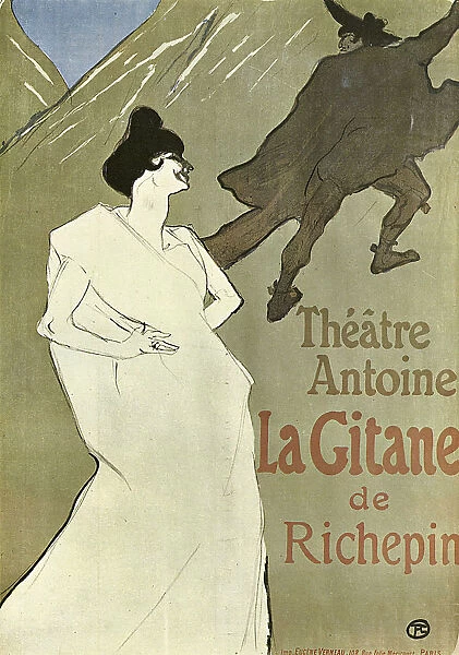La Gitane, 1899-1900. Artist: Henri de Toulouse-Lautrec