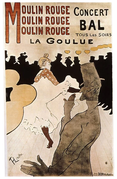 La Goulue au Moulin Rouge, 1892. Artist: Henri de Toulouse-Lautrec