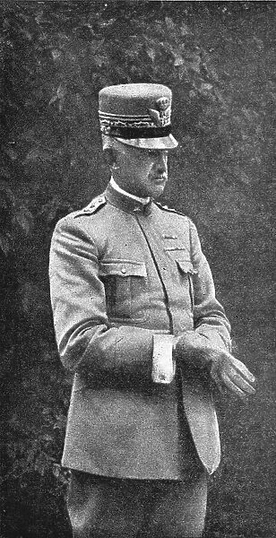 La grande attaque du Carso (aout 1916); le duc d'Aoste, qui commande l'armee de l'Isonzo, 1916 Creator: Unknown