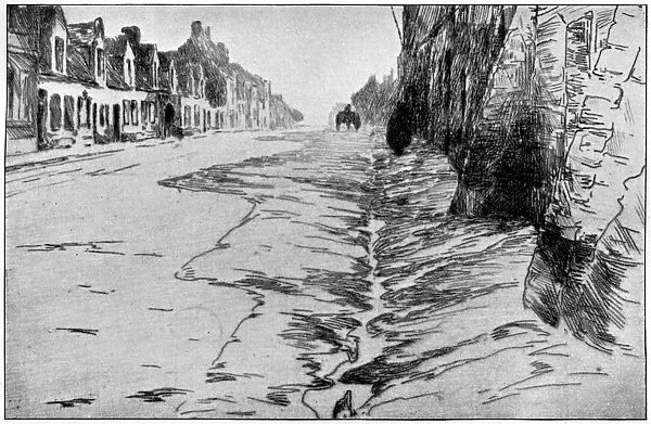 La Grande Rue, Flandre, 1898. Artist: Albert Baertsoen