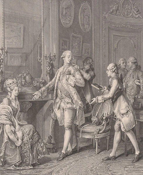 La Grande Toilette (The Patroness), from Le Monument du Costume, 1777