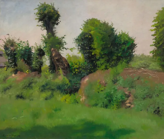 Framed Print : La haie, Honfleur, 1909. Creator: Vallotton, Felix Edouard (1865-1925) Framed Print : La haie, Honfleur, 1909. Creator: Vallotton, Felix Edouard (1865-1925)