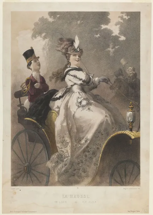 Framed Print : La Hausse (In Luck), End of 19th cen Artist: Linder, Philippe Jacques (1835-1914) Framed Print : La Hausse (In Luck), End of 19th cen Artist: Linder, Philippe Jacques (1835-1914)