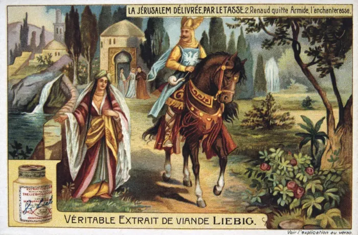 Framed Print : La Jerusalem deliveree par le Tasse, Renaud leaves Armide, the enchantress. 19th Century Framed Print : La Jerusalem deliveree par le Tasse, Renaud leaves Armide, the enchantress. 19th Century