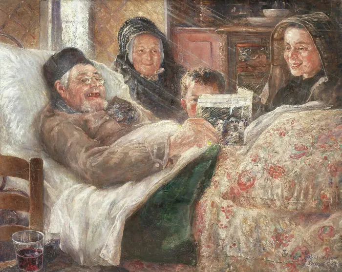 Framed Print : La joie de vivre, 1887. Creator: Ernst Josephson Framed Print : La joie de vivre, 1887. Creator: Ernst Josephson