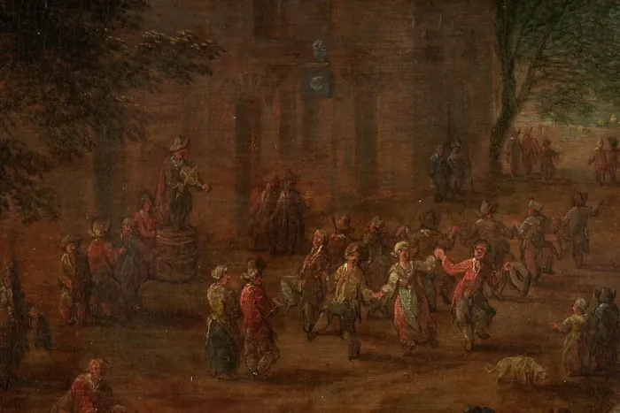 Framed Print : La kermesse, between 1660 and 1700. Creator: Mathys Schoevaerdts Framed Print : La kermesse, between 1660 and 1700. Creator: Mathys Schoevaerdts