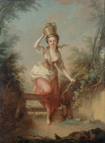 La Laitière, 18th century. Creator: Jean Baptiste Marie Huet