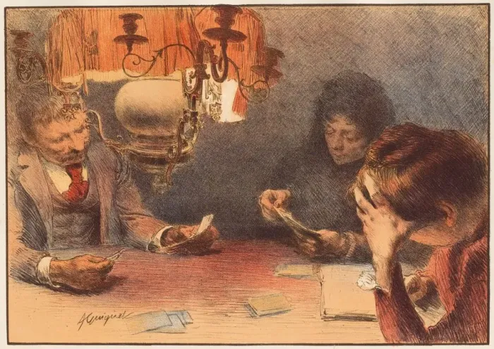 Framed Print : La Lampe, 1899?. Creator: Francois Guiguet (French, 1860-1937); Imprimerie Champenois Framed Print : La Lampe, 1899?. Creator: Francois Guiguet (French, 1860-1937); Imprimerie Champenois