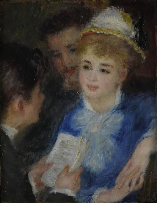Framed Print : La Lecture du role (Play reading), 1876-1877 Framed Print : La Lecture du role (Play reading), 1876-1877