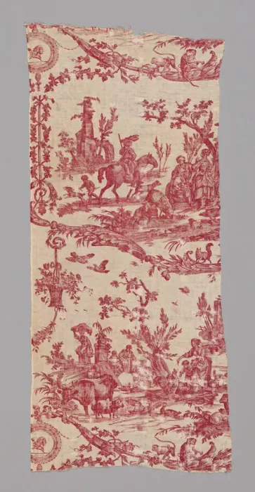 Framed Print : La Liberte Americaine (American Liberty) (Furnishing Fabric), France, 1783 / 89. Creators: Unknown, Oberkampf Manufactory Framed Print : La Liberte Americaine (American Liberty) (Furnishing Fabric), France, 1783 / 89. Creators: Unknown, Oberkampf Manufactory
