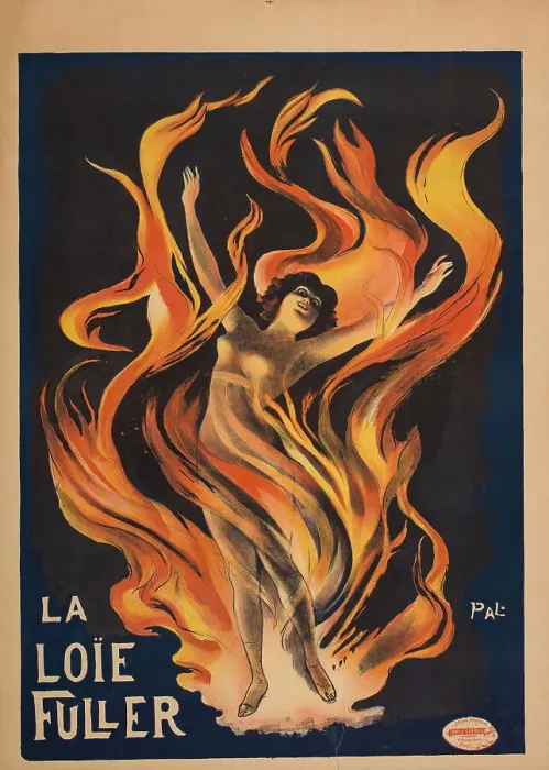 Framed Print : La Loïe Fuller, ca 1897. Creator: Pal (Jean de Paléologue) (1855-1942) Framed Print : La Loïe Fuller, ca 1897. Creator: Pal (Jean de Paléologue) (1855-1942)