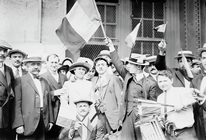 Framed Print : On LA LORRAINE, 1914. Creator: Bain News Service Framed Print : On LA LORRAINE, 1914. Creator: Bain News Service