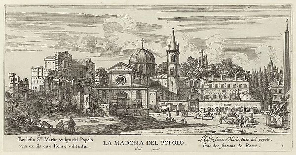 La Madona del Popolo, 1640-1660. Creator: Israel Silvestre
