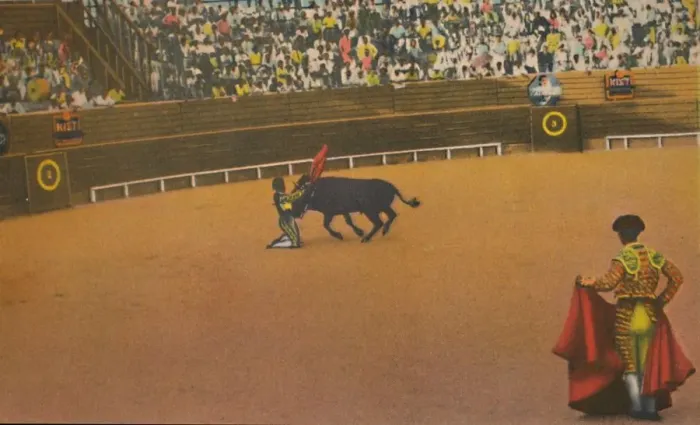 Framed Print : La Magdalena Bull Ring, Barranquilla, c1940s Framed Print : La Magdalena Bull Ring, Barranquilla, c1940s