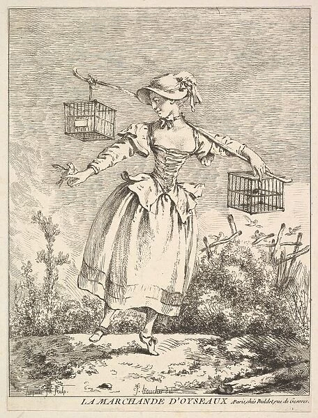 La marchande d oyseaux (The Bird Merchant), 18th century
