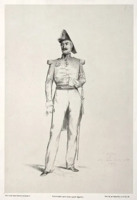 Framed Print : La Marechal Baraquey dHilliers, 1859. Creator: Auguste Raffet (French, 1804-1860) Framed Print : La Marechal Baraquey dHilliers, 1859. Creator: Auguste Raffet (French, 1804-1860)