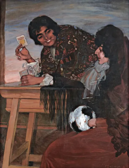 Framed Print : La mejor suerte (Good fortune). Creator: Zuloaga y Zabaleto, Ignacio (1870-1945) Framed Print : La mejor suerte (Good fortune). Creator: Zuloaga y Zabaleto, Ignacio (1870-1945)