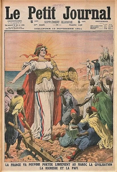 La mission civilisatrice (The Civilizing mission). Le Petit Journal, November 19, 1911, 1911
