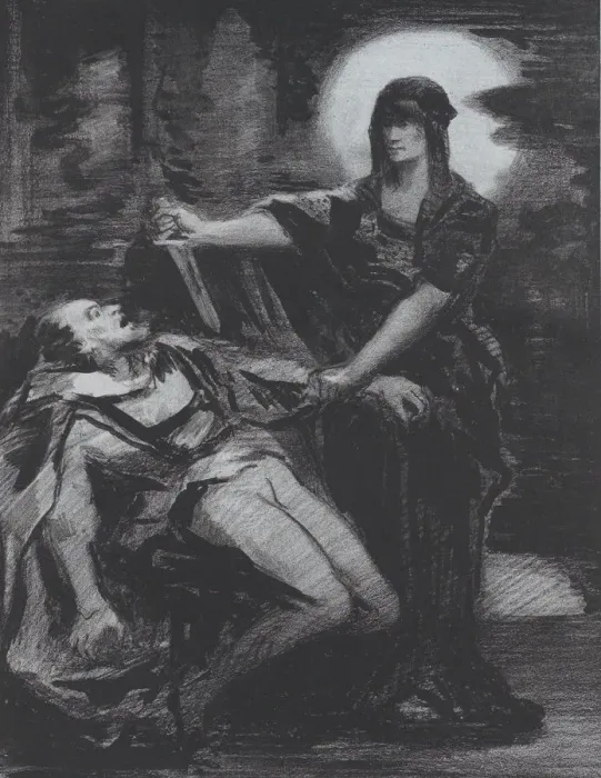 Framed Print : La Mort de peur, 1830-76. 1830-76. Creator: Narcisse Virgile Diaz de la Pena Framed Print : La Mort de peur, 1830-76. 1830-76. Creator: Narcisse Virgile Diaz de la Pena