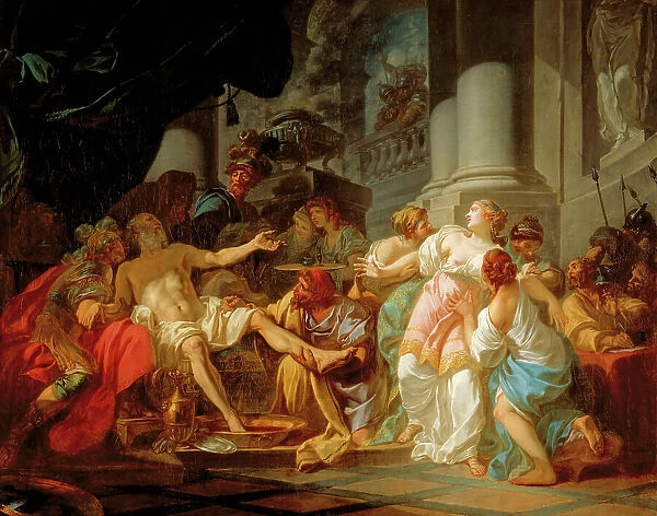 La Mort de Sénèque, 1773. Creator: Jacques-Louis David