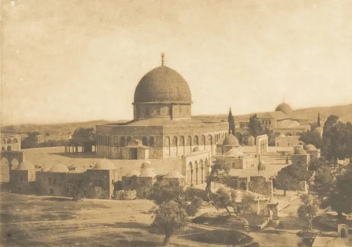 Framed Print : La Mosquee d Omar, a Jerusalem, August 1850. Creator: Maxime du Camp Framed Print : La Mosquee d Omar, a Jerusalem, August 1850. Creator: Maxime du Camp