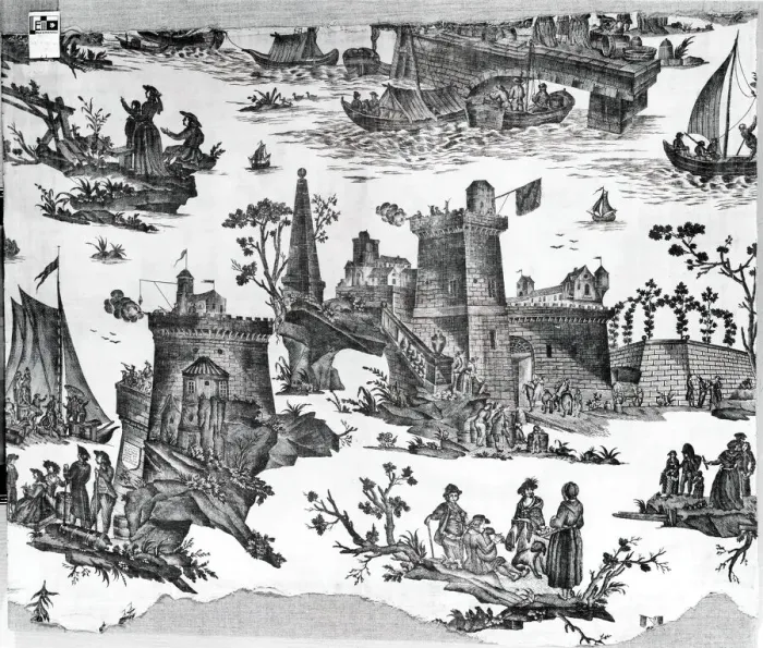 Framed Print : La Motte-Piquet Sauve un Convoi (Motte-Piquet Saves a Convoy) (Furnishing Fabric), Nantes