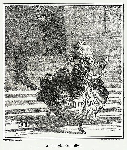 La nouvelle Cendrillon, 1866. Creator: Honore Daumier